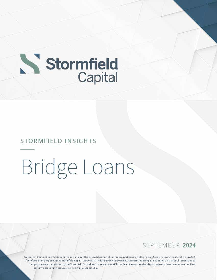 Bridge Loans, Stormfield Insights September 2024