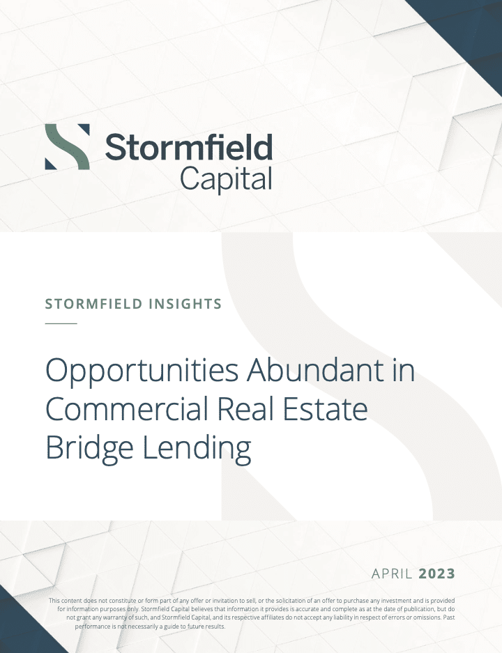 Opportunities Abundant in Commercial Real Estate Bridge Lending