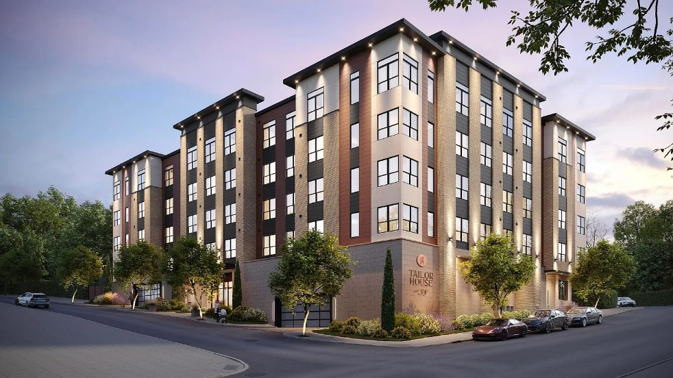 Residential condominium exterior in Union City, New Jersey