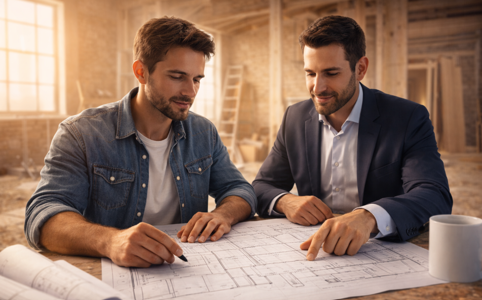 A trusted advisor helping out the draw management of a fix and flip loan