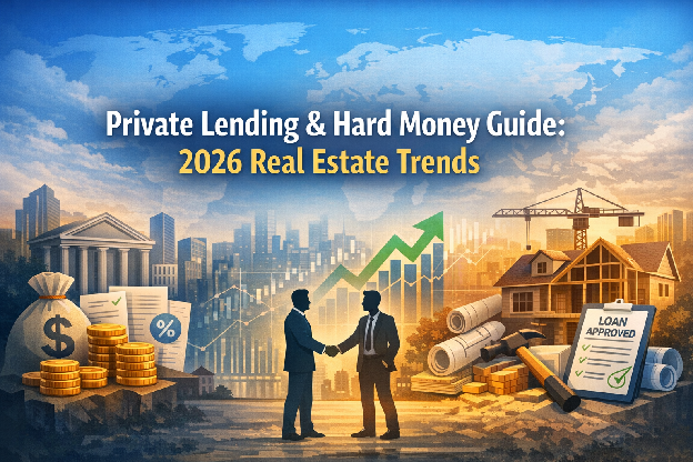 Illustration for private lending and hard money real estate trends in 2026