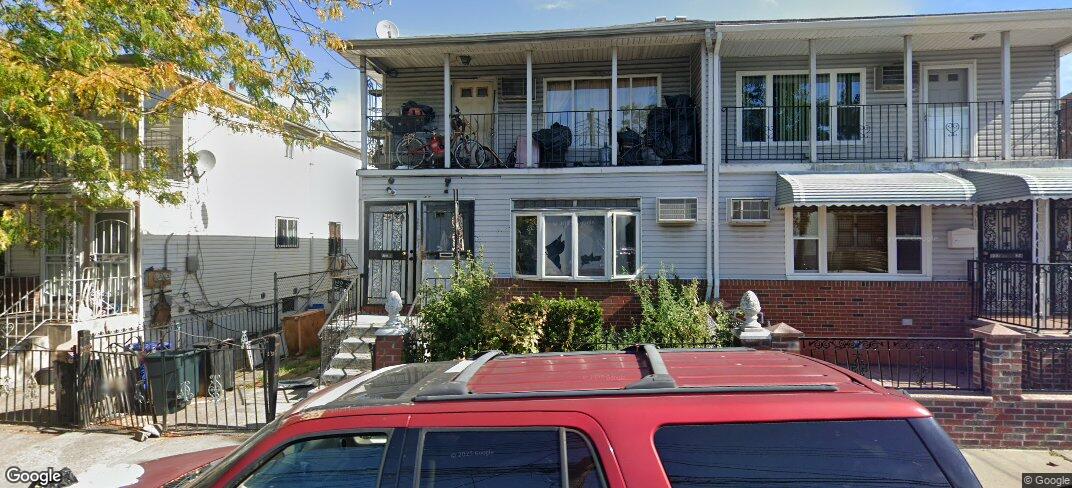 Street view of two-unit property in Jamaica, NY