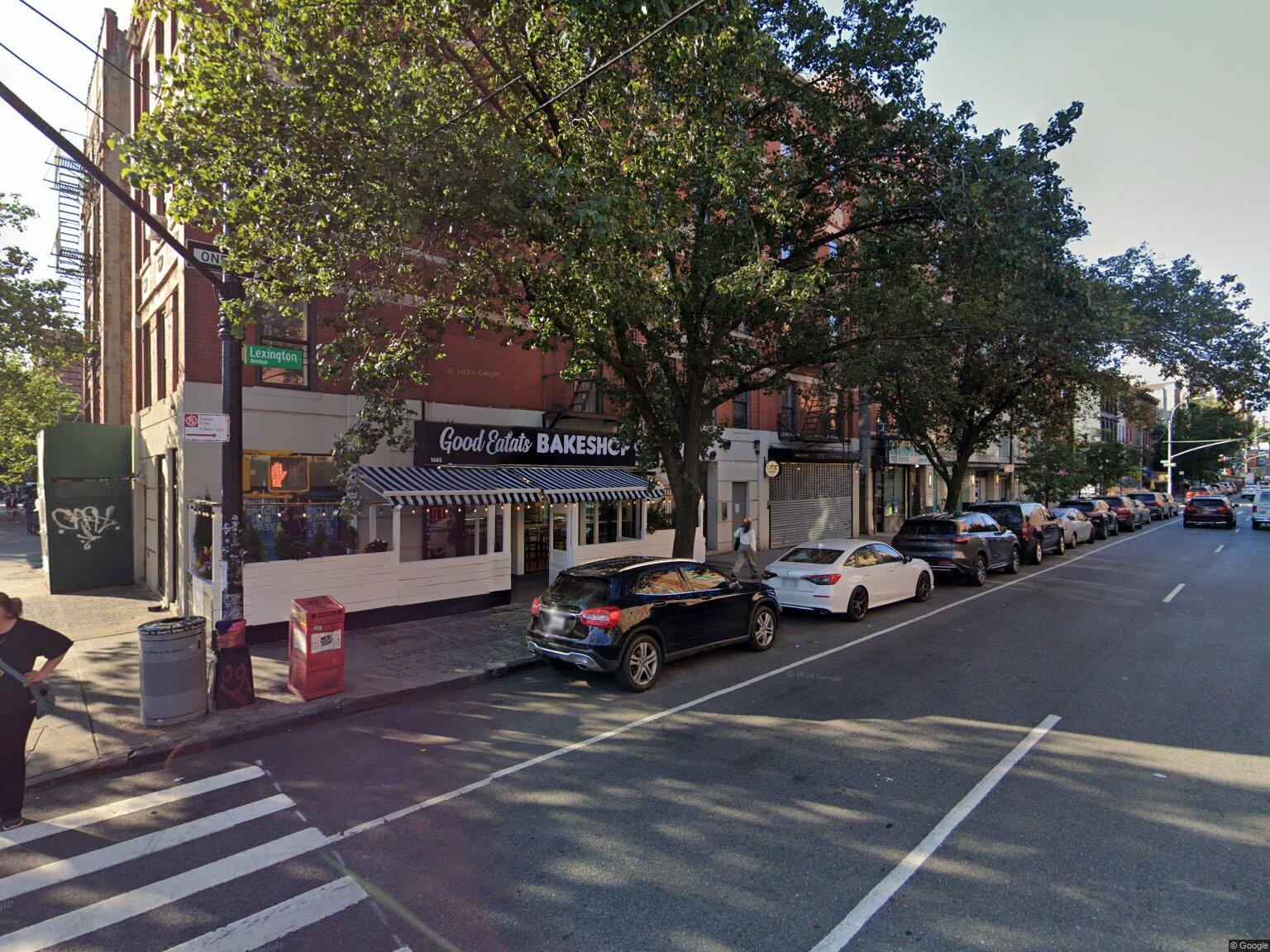 Street view of mixed-use property in New York, NY